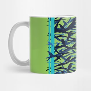 Tree Silhouette with Birds Mug